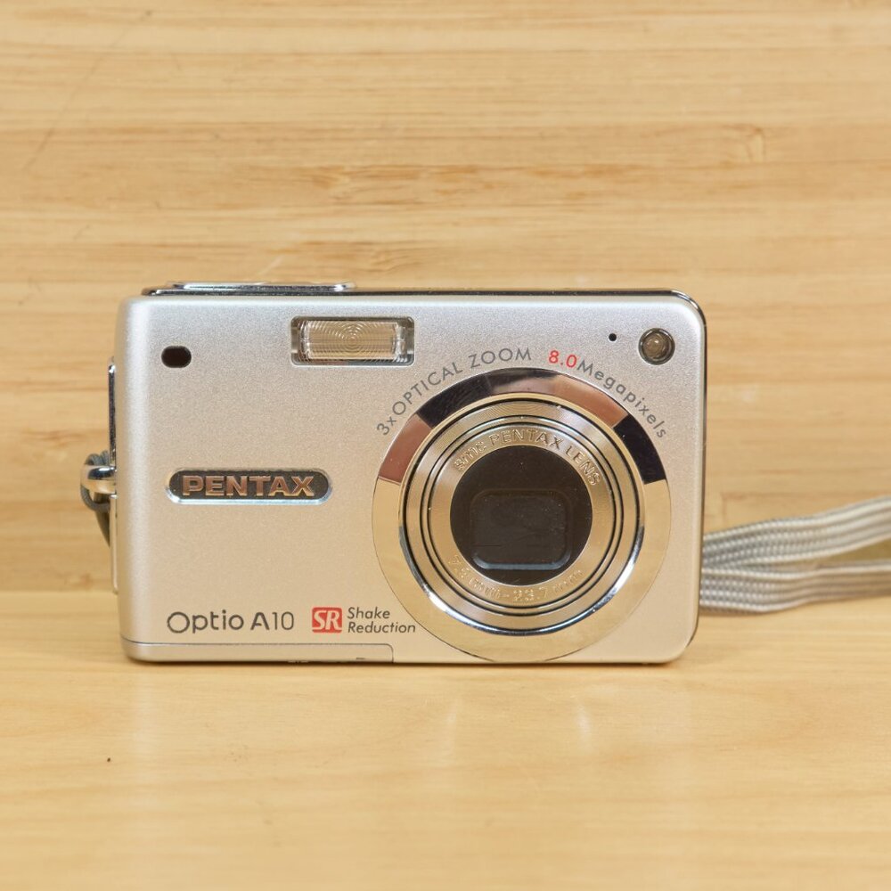 Pentax Optio A10 8MP Digital Camera with 3x Optical Zoom and Shake Reduction